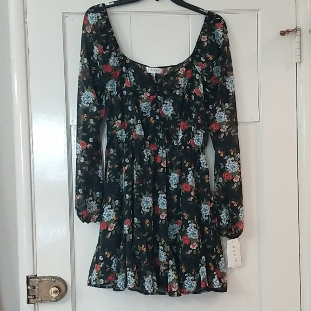 Row A Floral Dress